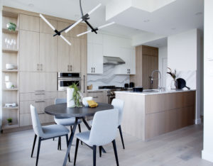 Madeleine Design Group Modern Penthouse Renovation Coal Harbour Dining Room